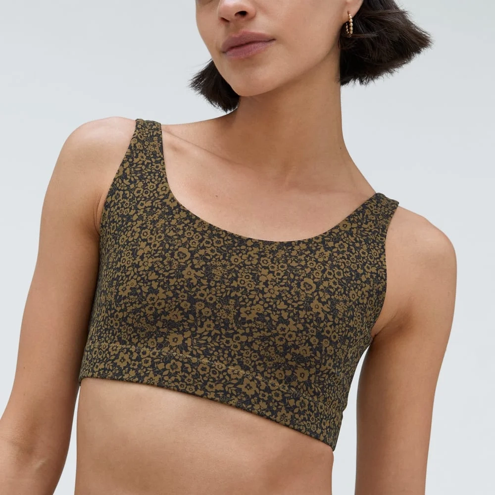 The Perform Bra® | Black / Breen Floral (4)