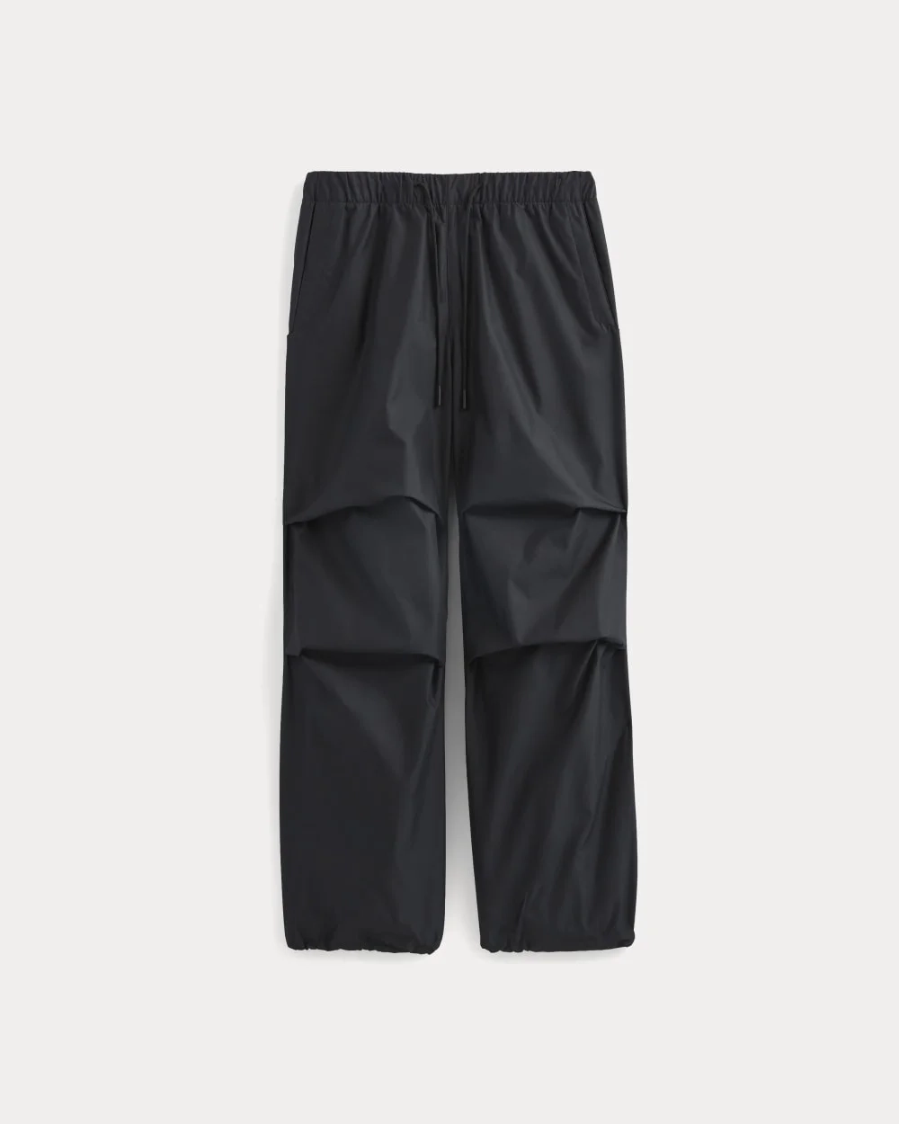 Baggy Parachute Pant | Washed Black (4)