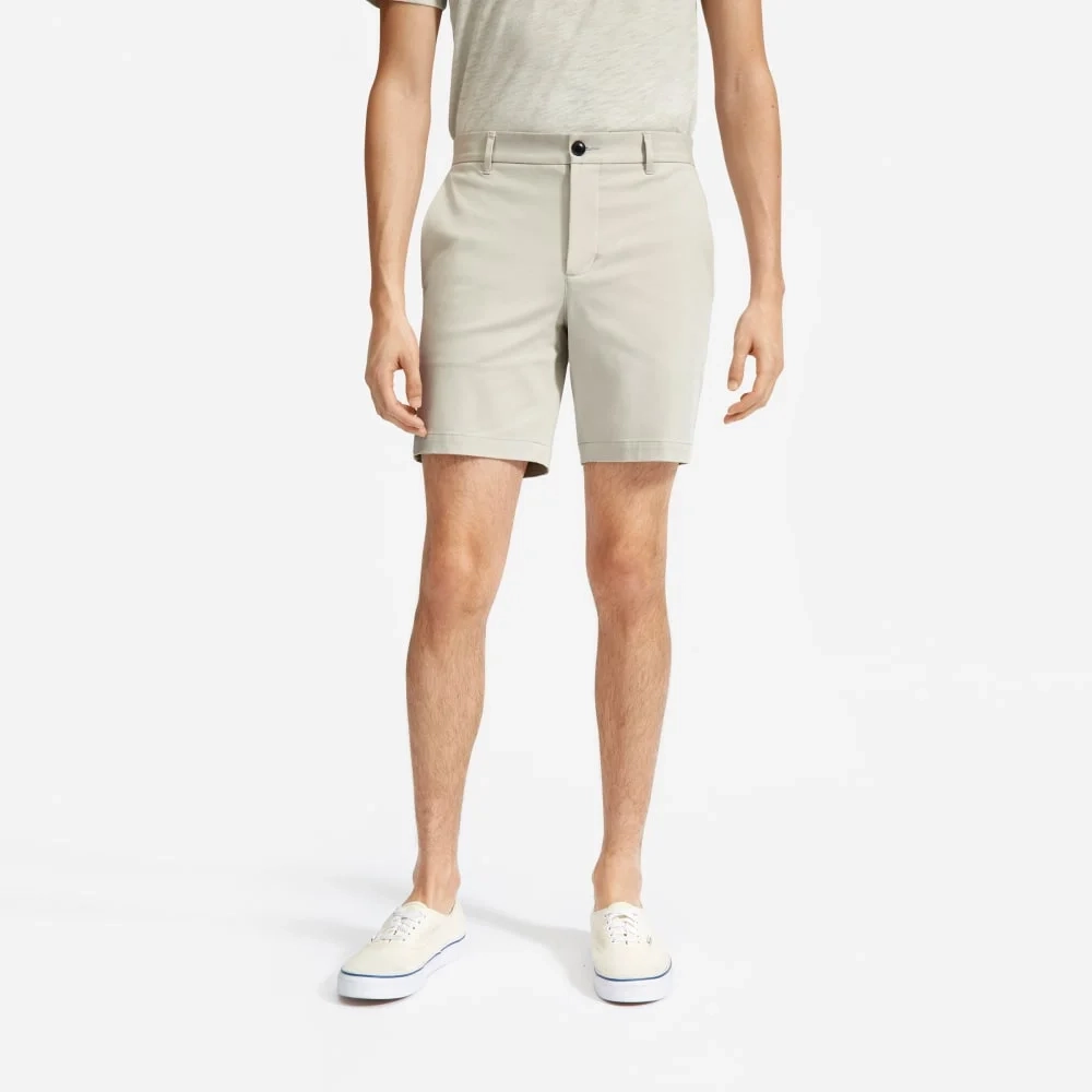 The 7” Slim-Fit Performance Chino Short | Stone (7)