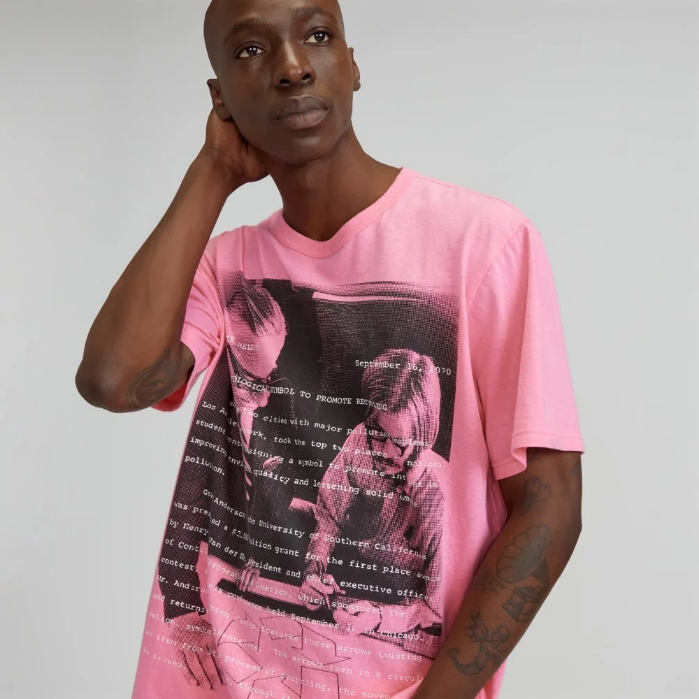 The Everyone Recycled Graphic Tee | Carnation Pink (4)