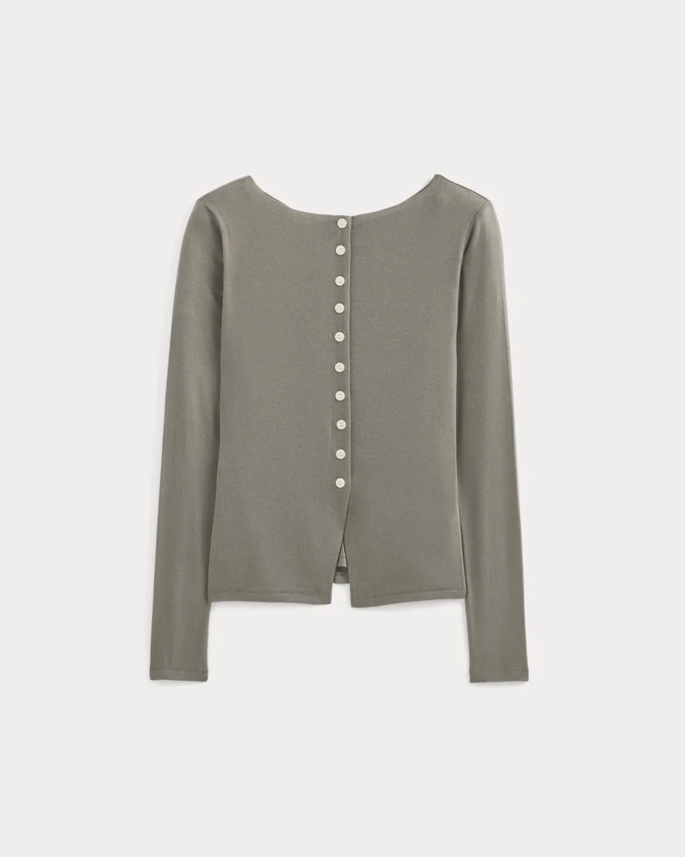 Button-Up Top in Butterluxe | Taupe (4)
