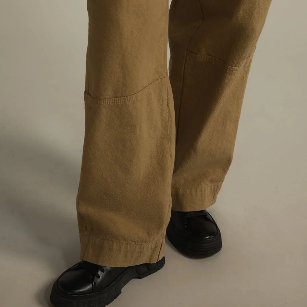 The Canvas Organic Cotton Pull-On Pant | Cappuccino (5)