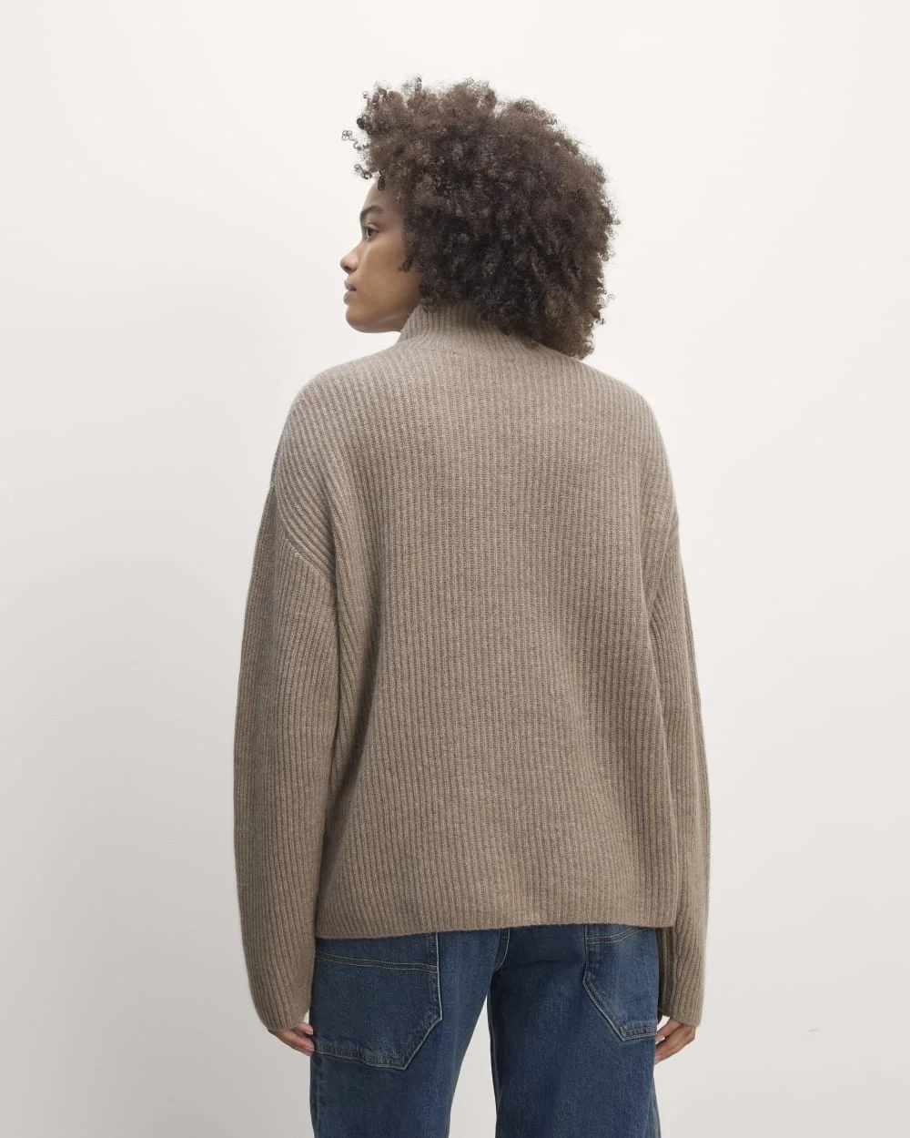 The Fisherman Turtleneck in Wool Cashmere | Oatmeal (4)