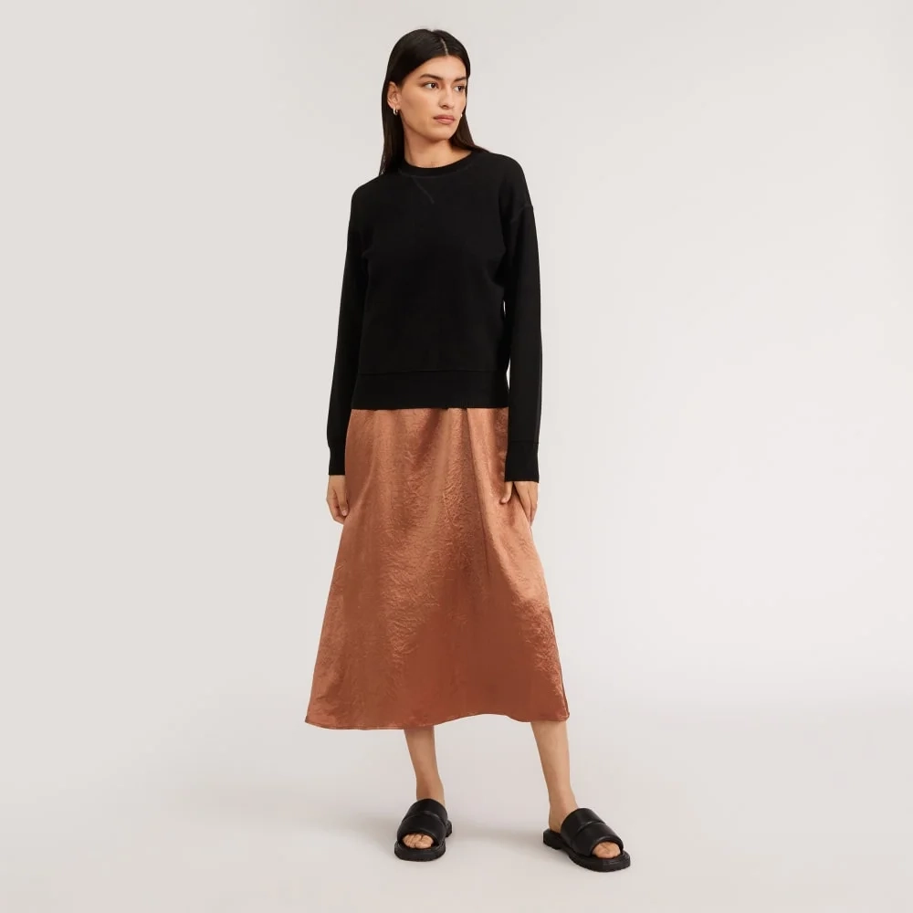 The Cotton-Merino Sweatshirt | Black (4)