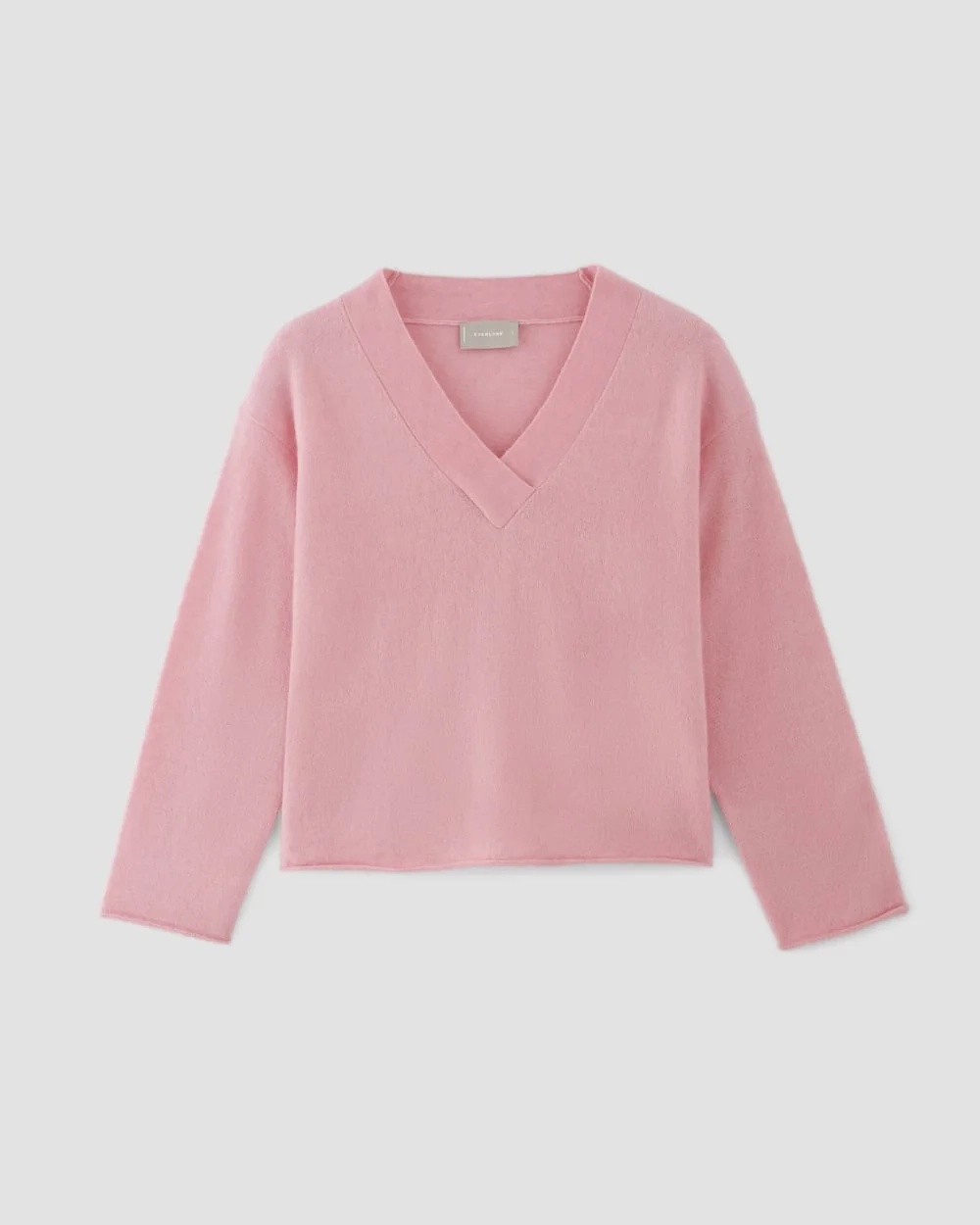 The Cozy-Stretch V-Neck Sweater | Pink Peony (2)