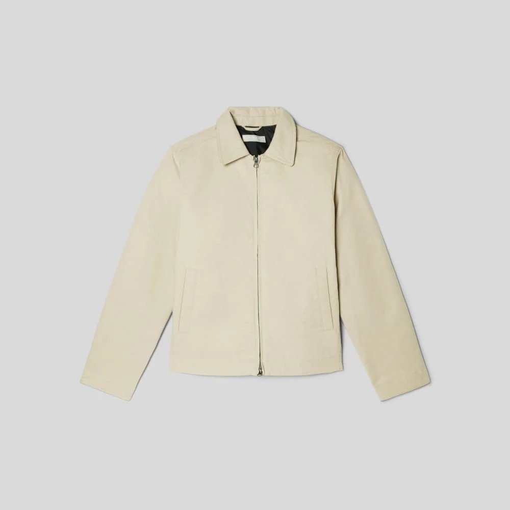 The Filled Canvas Jacket | Trench Coat Khaki (4)