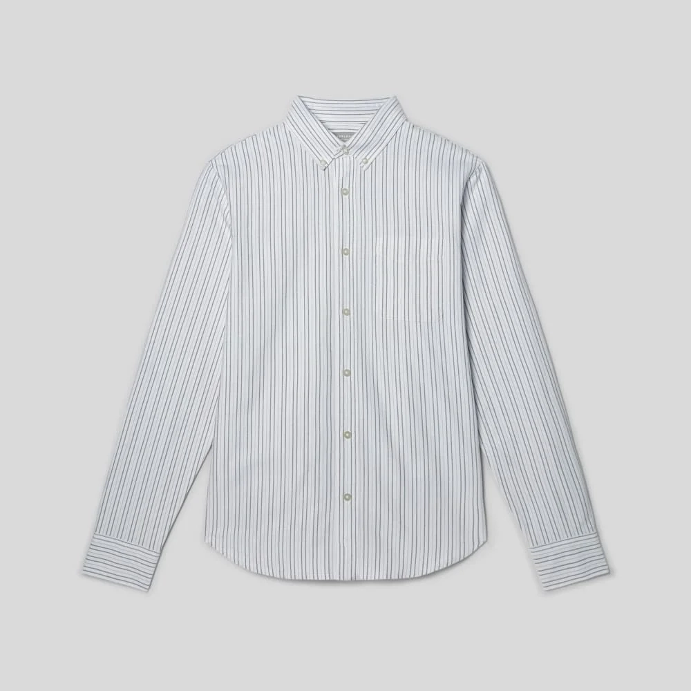 The Classic Oxford Shirt | Canvas / Mauve / Chocolate | Standard (4)