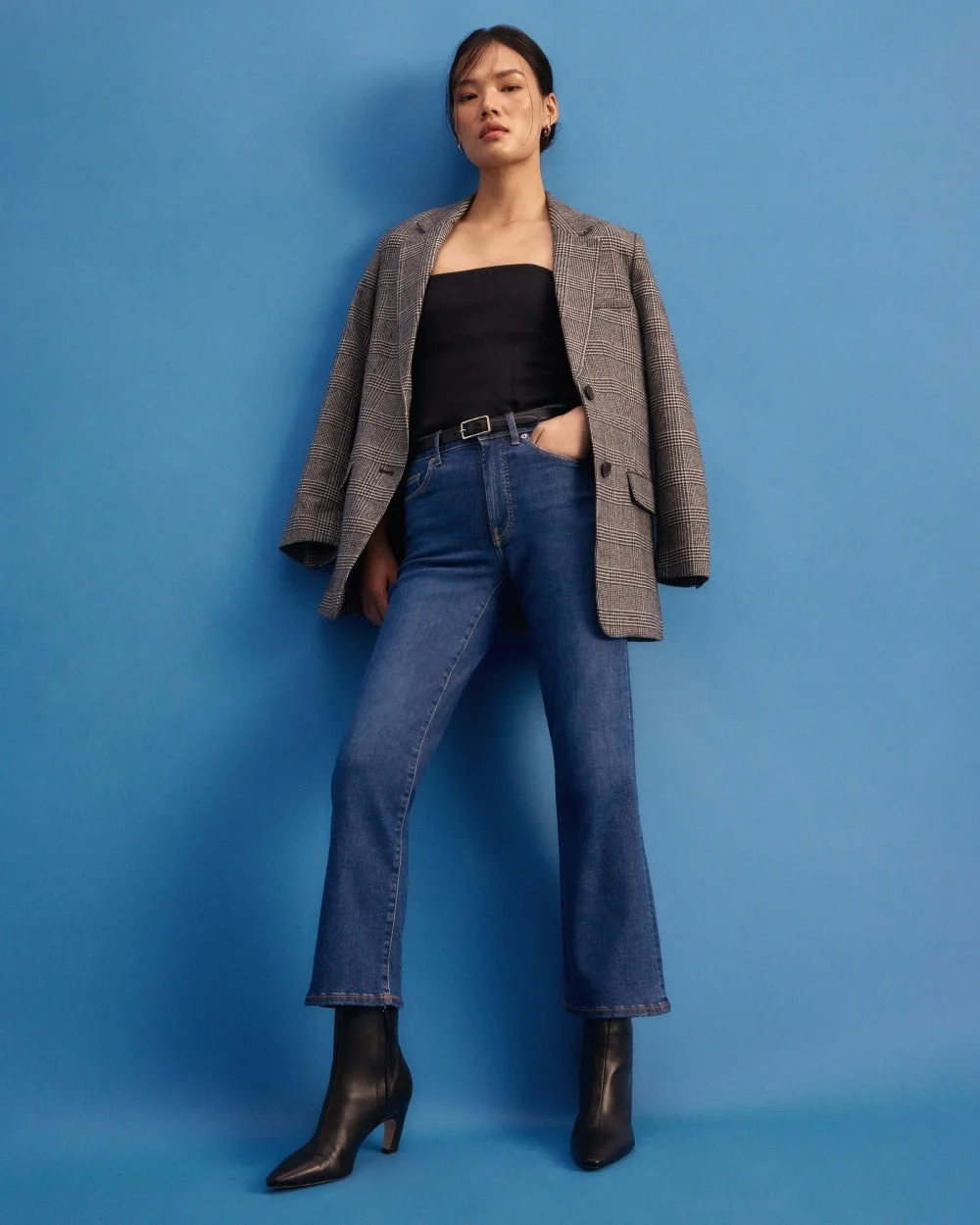 The Kick Bootcut Jean | Dark Indigo Blue (3)
