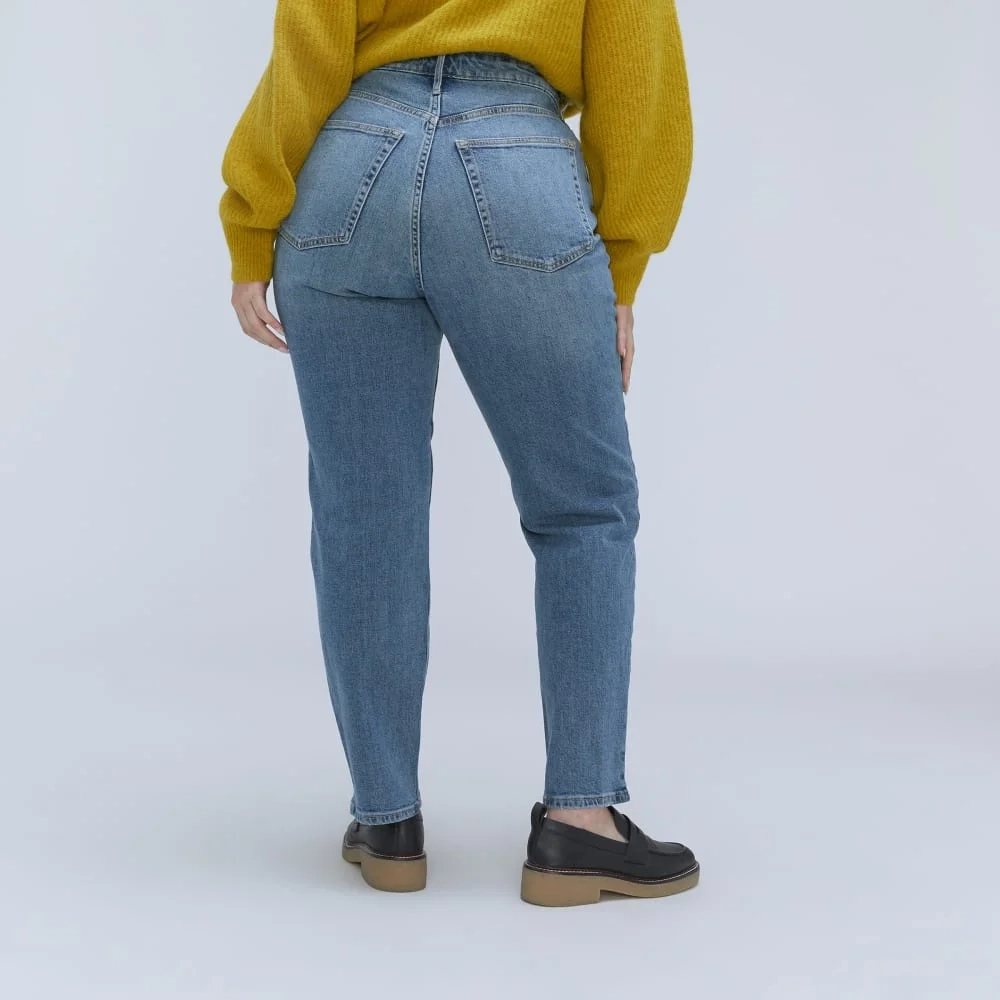 The Cheeky Hourglass Jean | Worn-In Mid Blue | 26.5" Inseam (3)