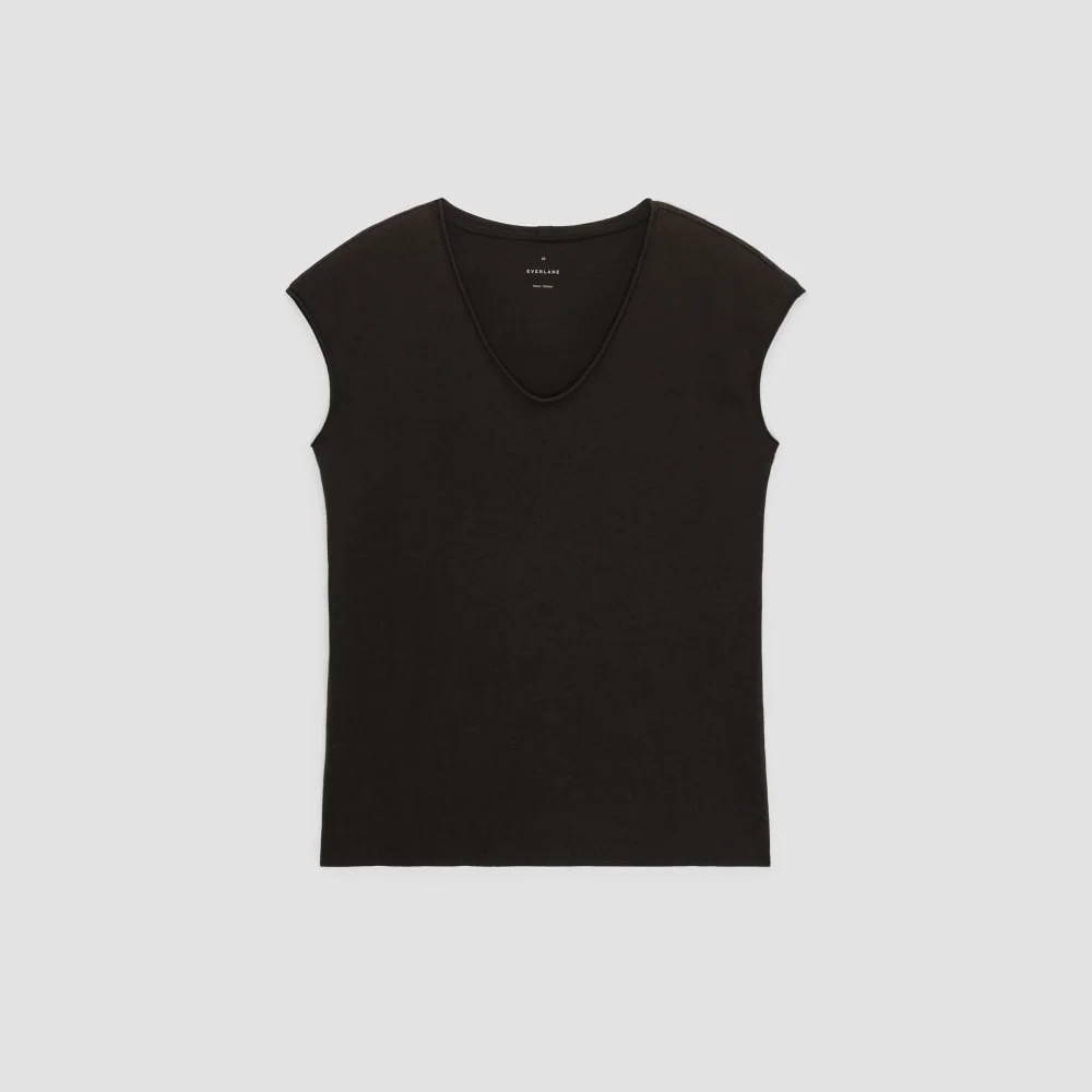 The Hemp Scoop-Neck Muscle Tee | Black (4)