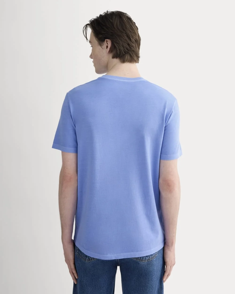 The Essential Organic Garment-Dyed Henley | Granada Sky Blue Garment Dye (4)