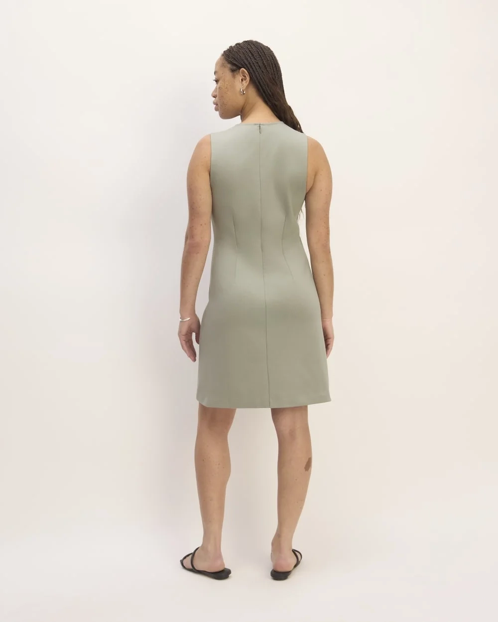 The Dream '90s Shift Dress | Sage Green (3)