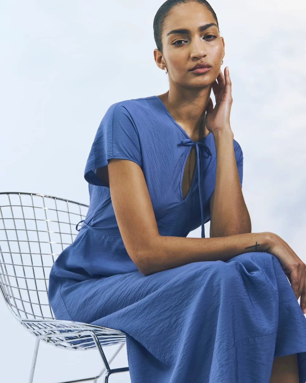 The Keyhole Dress | Blue Dusk (6)