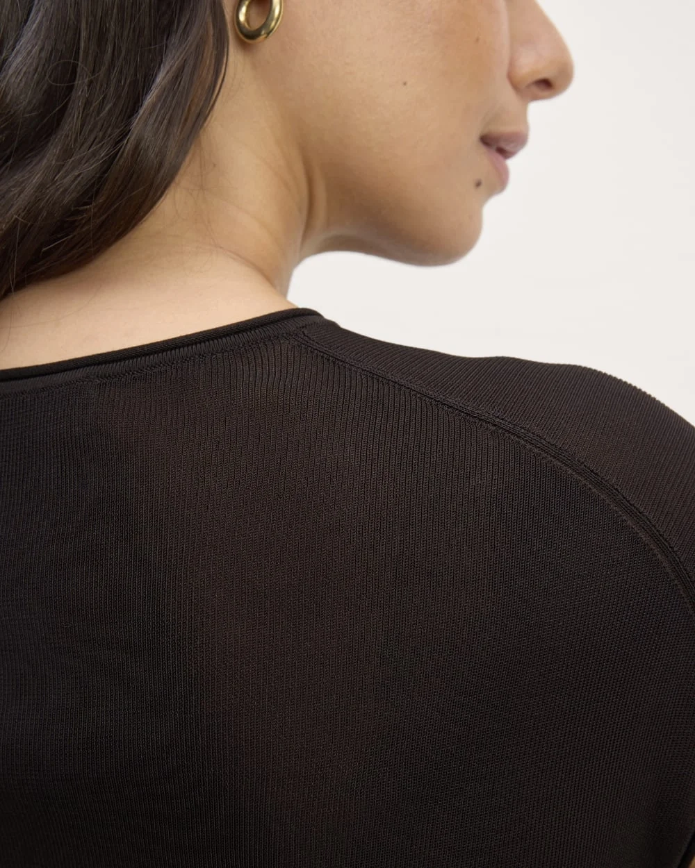 The Oversized Knit Top | Black (2)