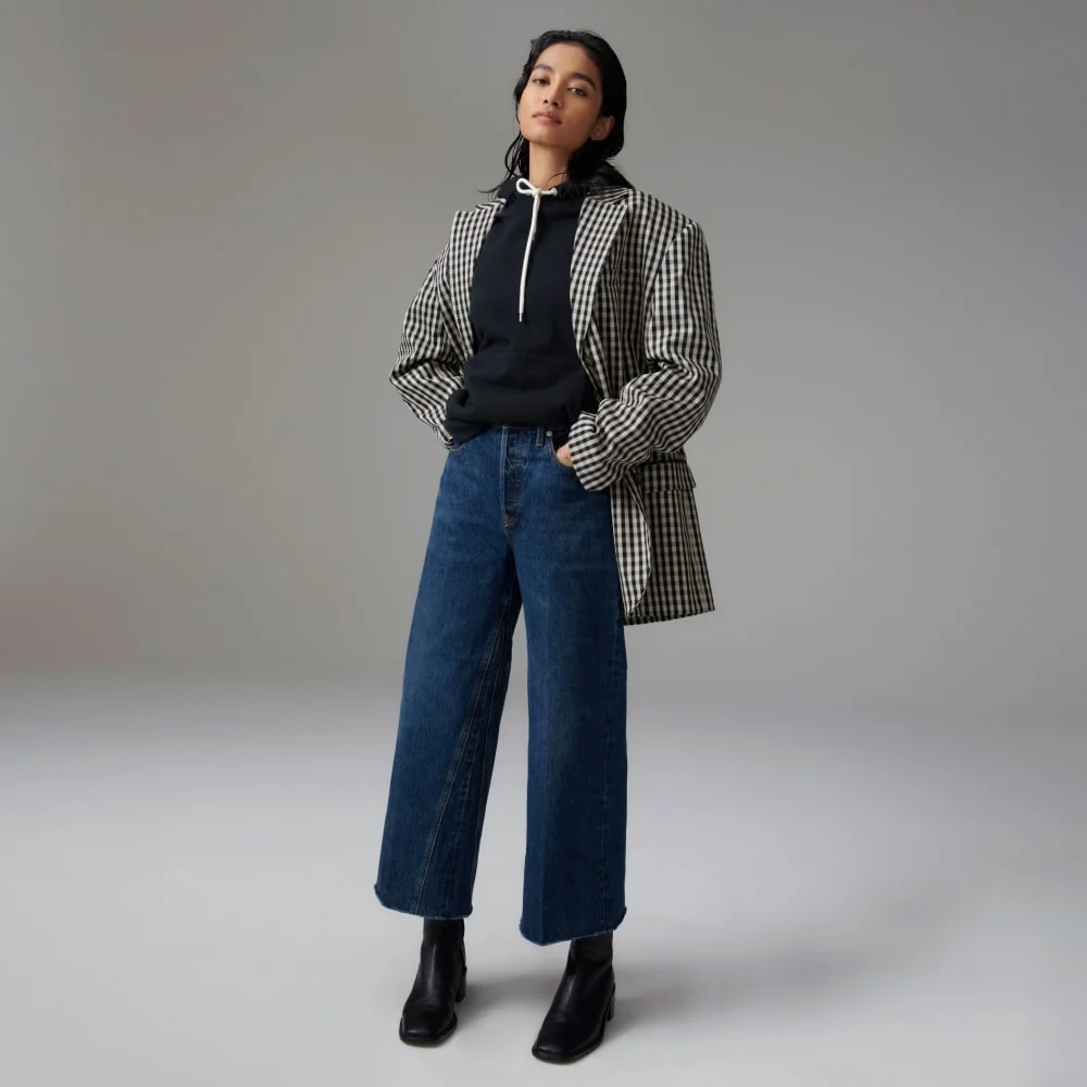 The Way-Wide Crop Jean | Iznik Ink