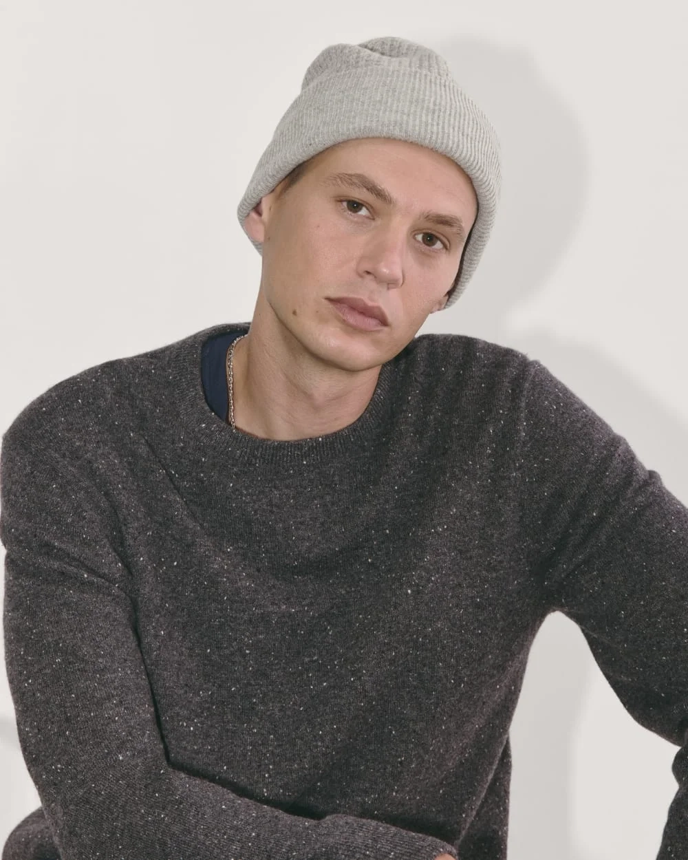The Waffle Beanie | Heather Grey (3)