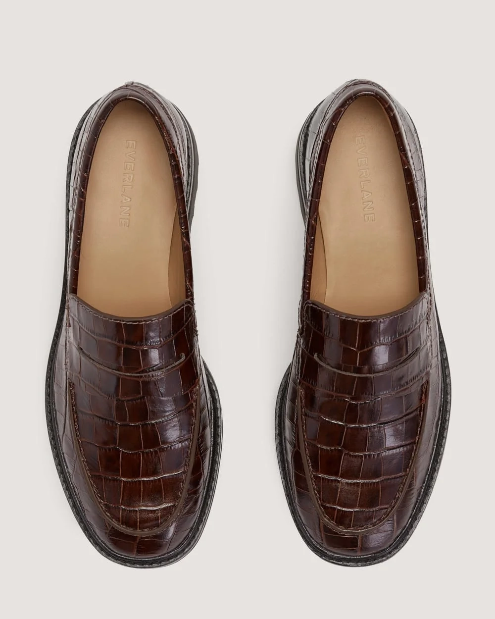 The Lug Loafer | Brown Crocodile (3)