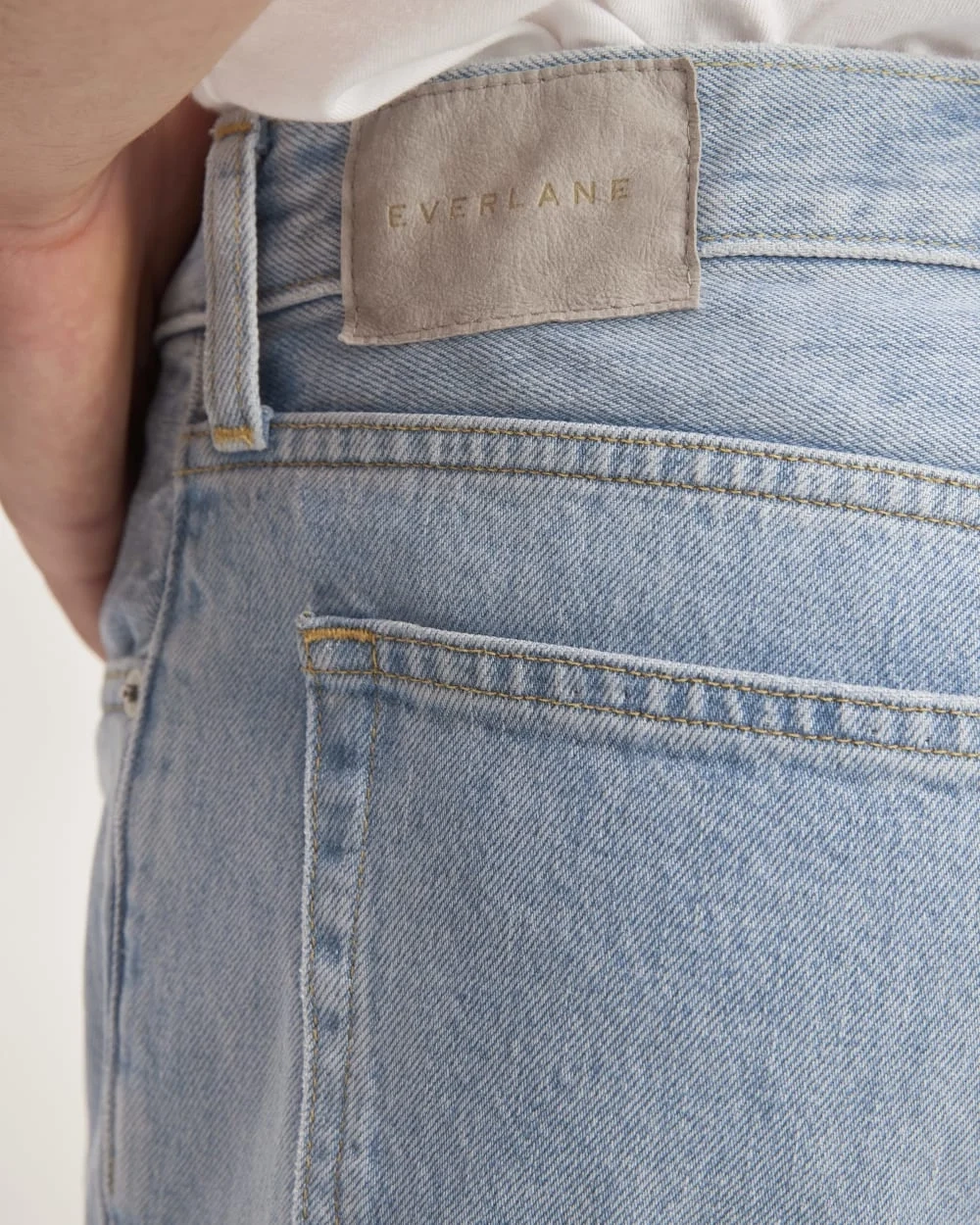 The Authentic Straight Jean | Sun Faded Blue (6)