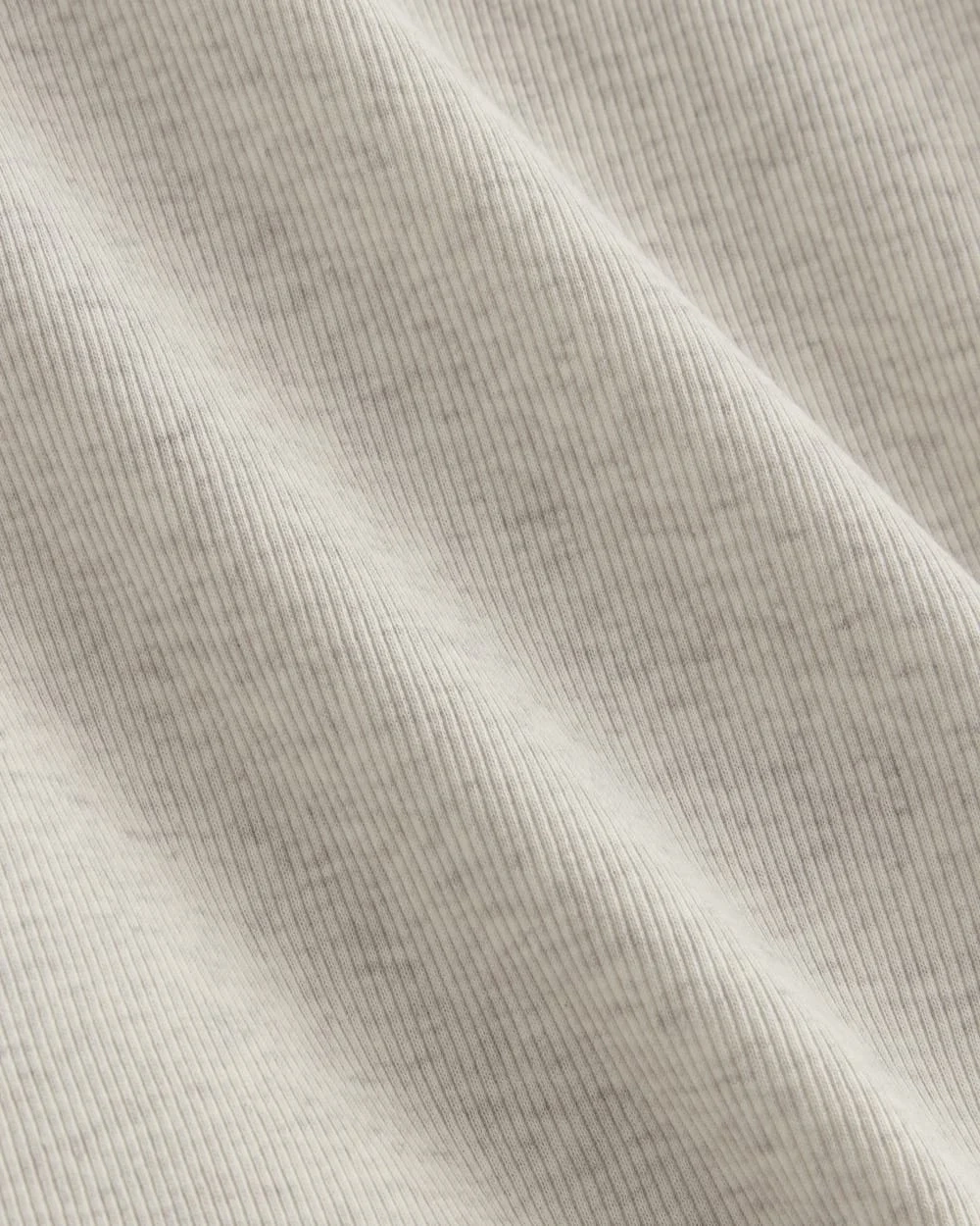 The Luxe Rib Scoop-Neck Tee | Heathered Oat (5)