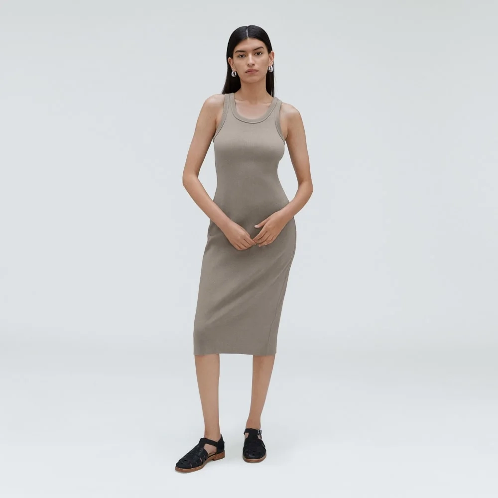 The ’90s Rib Dress | Clay (3)