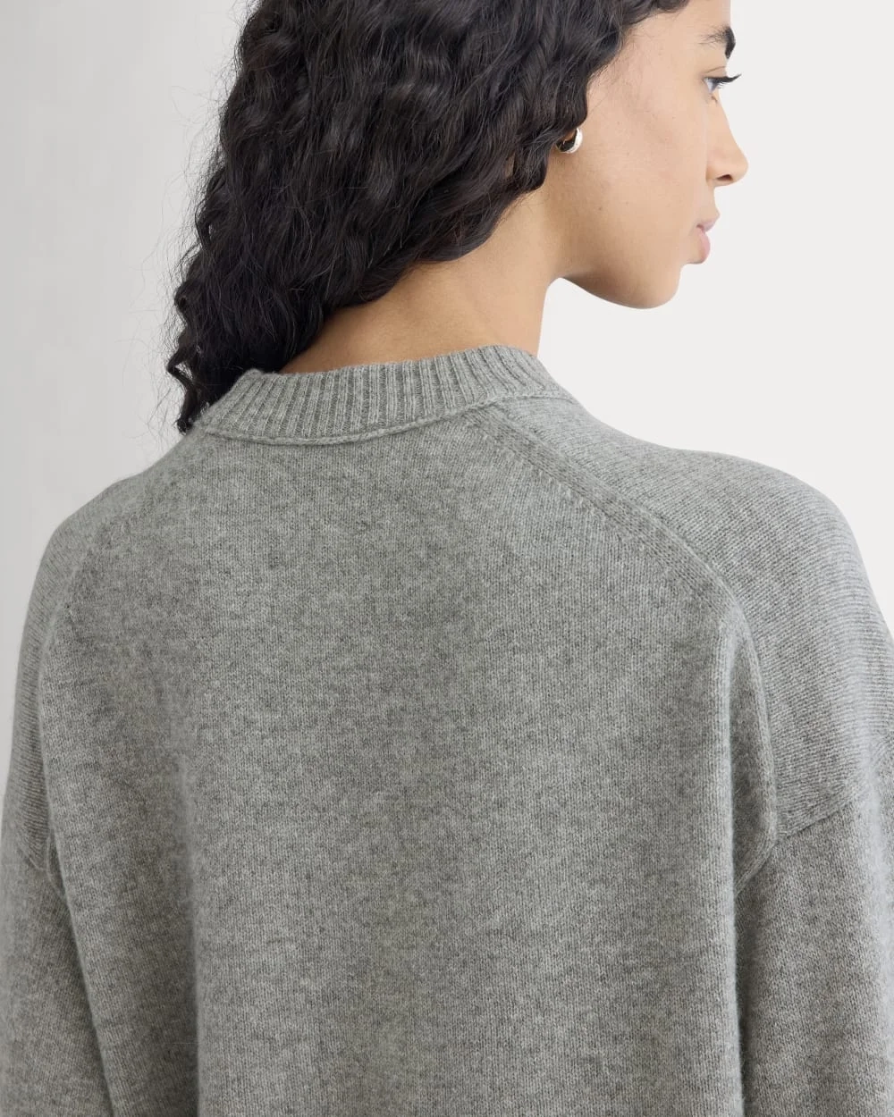 Cashmere Boyfriend Sweater | Husky Gray (6)
