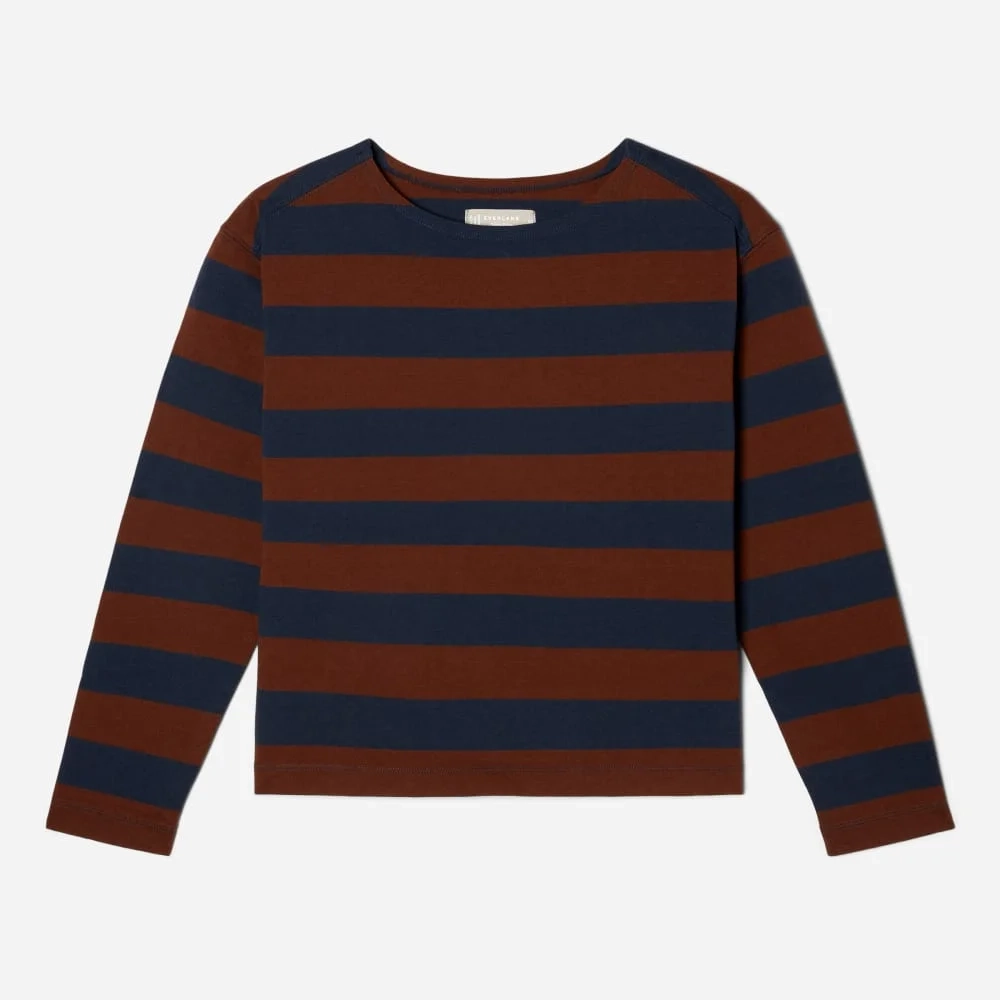 The Mariner Tee | Carob / Navy (4)