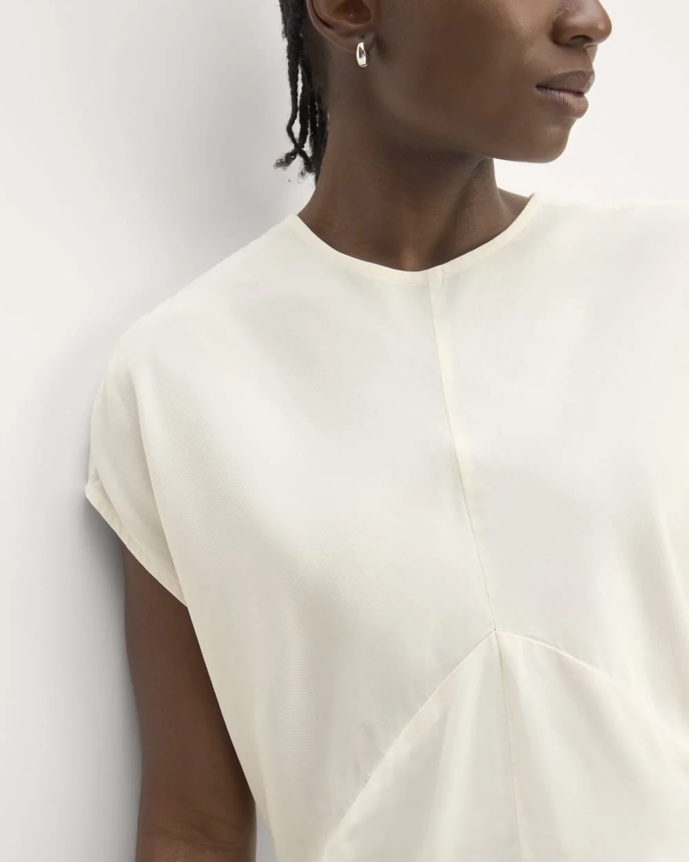 The Drape Top in Butterlite | Bone (3)