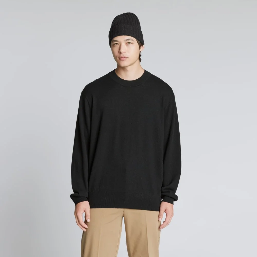 The Cashmere Beanie |  Black (5)