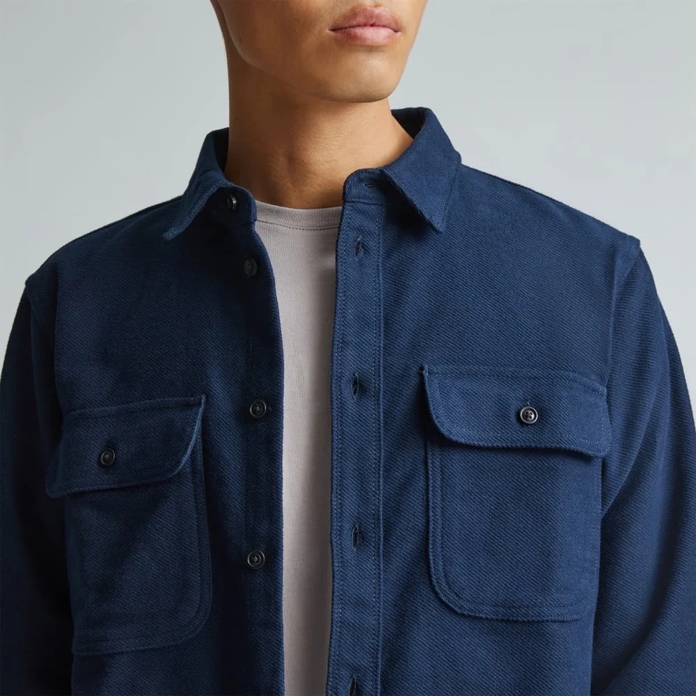 The Heavyweight Overshirt | Uniform | Deep Navy (3)