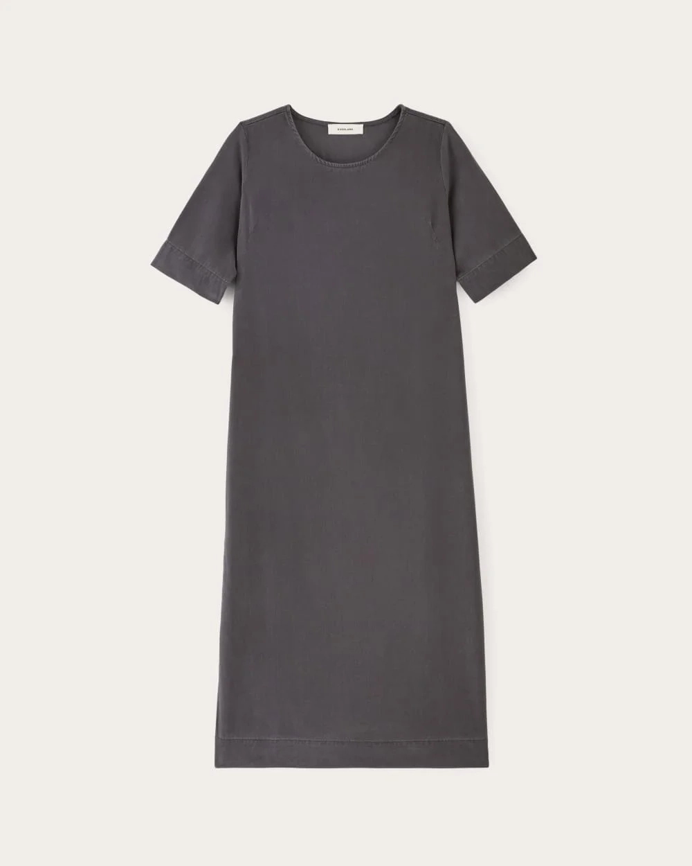 The Relaxed T-Shirt Dress in Buttersoft | Graphite (3)