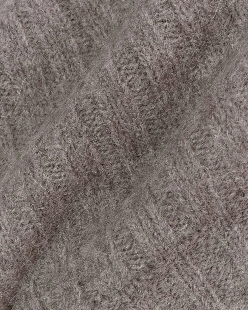 The Alpaca Beanie | Taupe Melange (2)