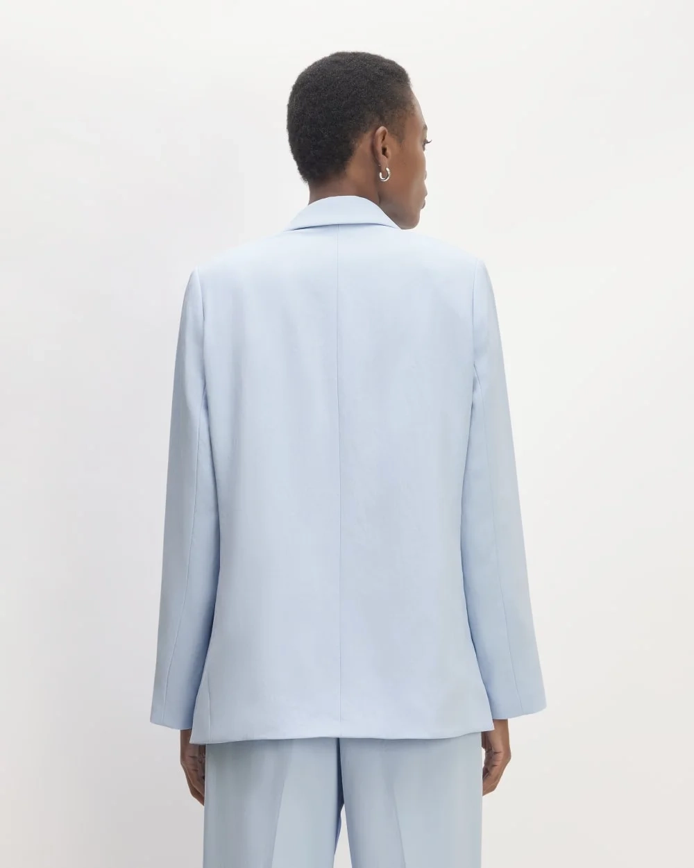 The Drapey Blazer | Chambray Blue (4)