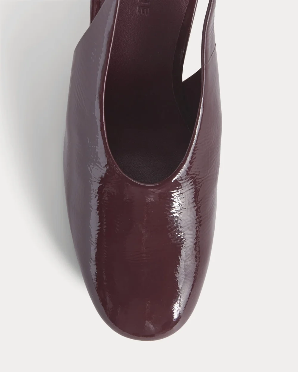Curved Slingback Heel | Burgundy (4)