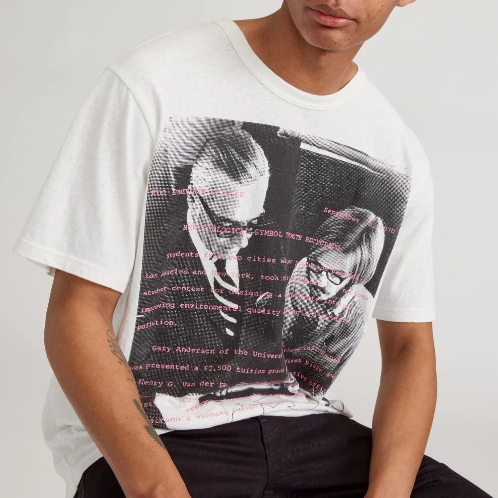 The Everyone Recycled Graphic Tee | White / Carnation Pink Multi (5)