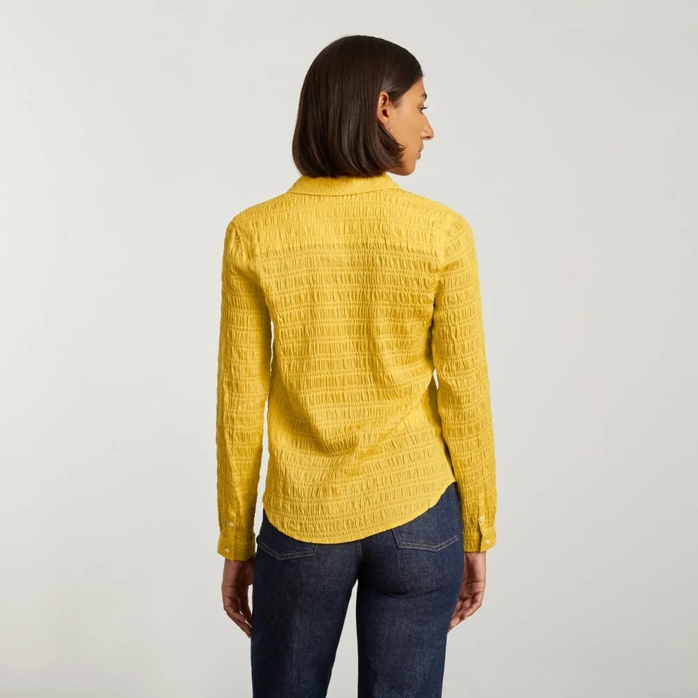 The Button Smock Top | Super Lemon (3)