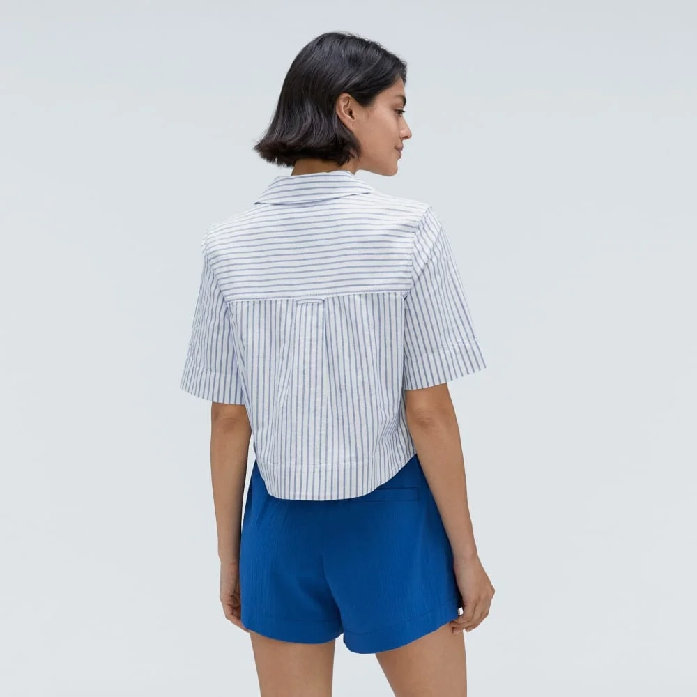 The Oxford Popover | Deep Blue / Canvas (3)
