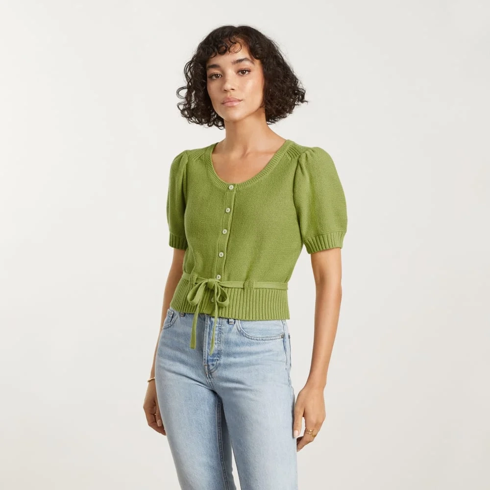 The Puff Sleeve Sweater Top | Pepper (4)