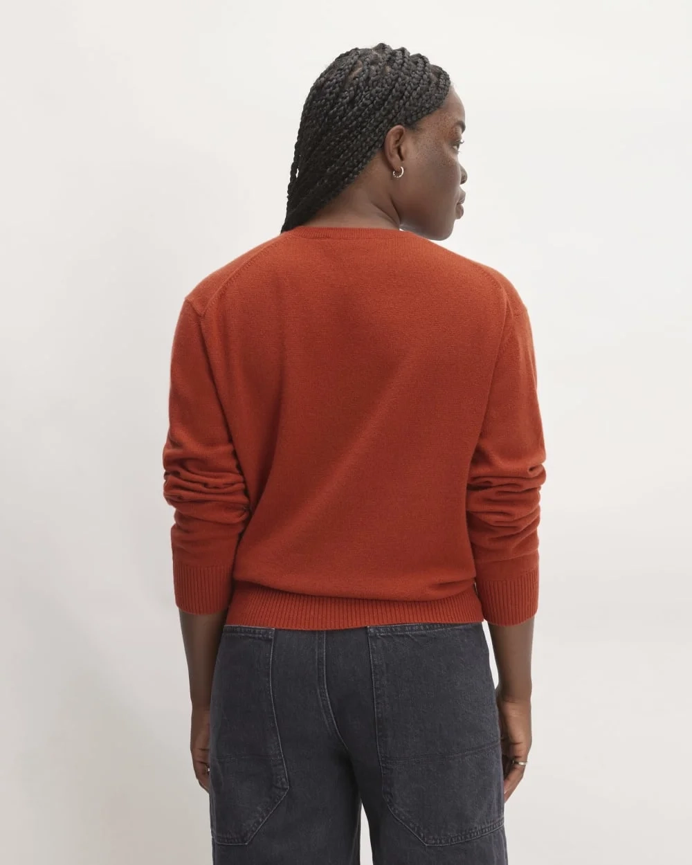 The Classic Crew in Cashmere | Rusted Red (3)