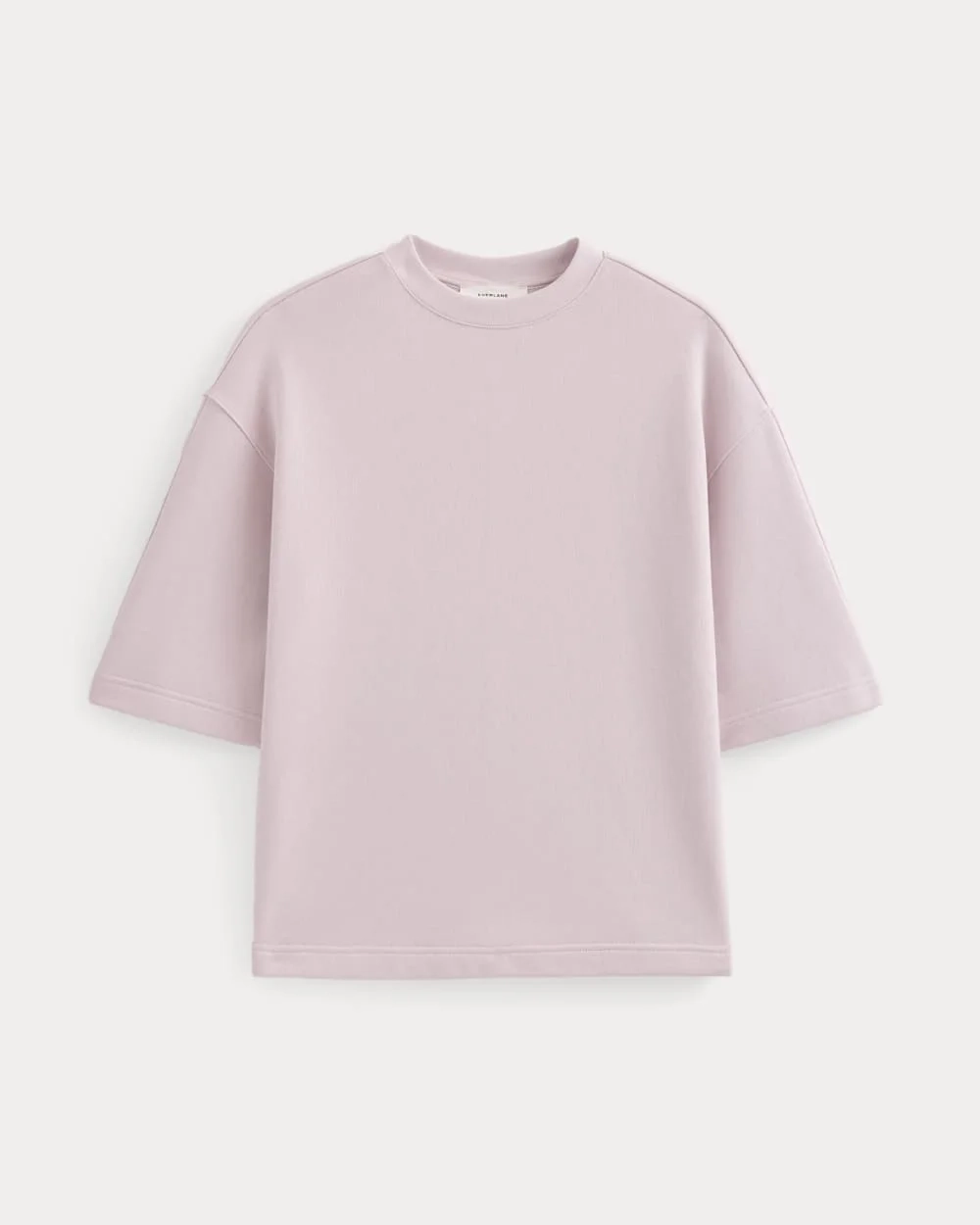Lightweight Terry Oversized Tee | Burnished Lilac (2)