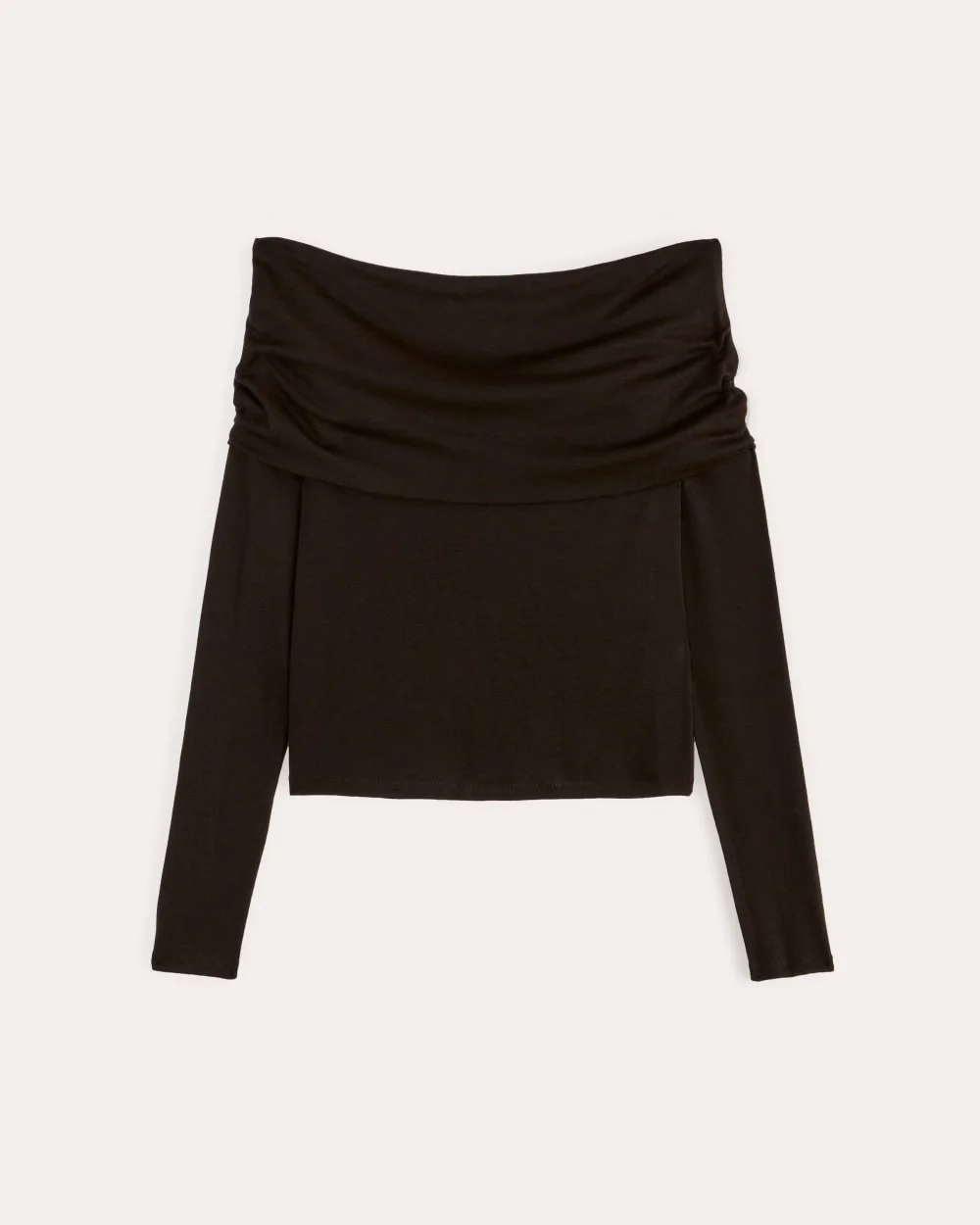 The Off-the-Shoulder Top in Butterluxe | Black (4)