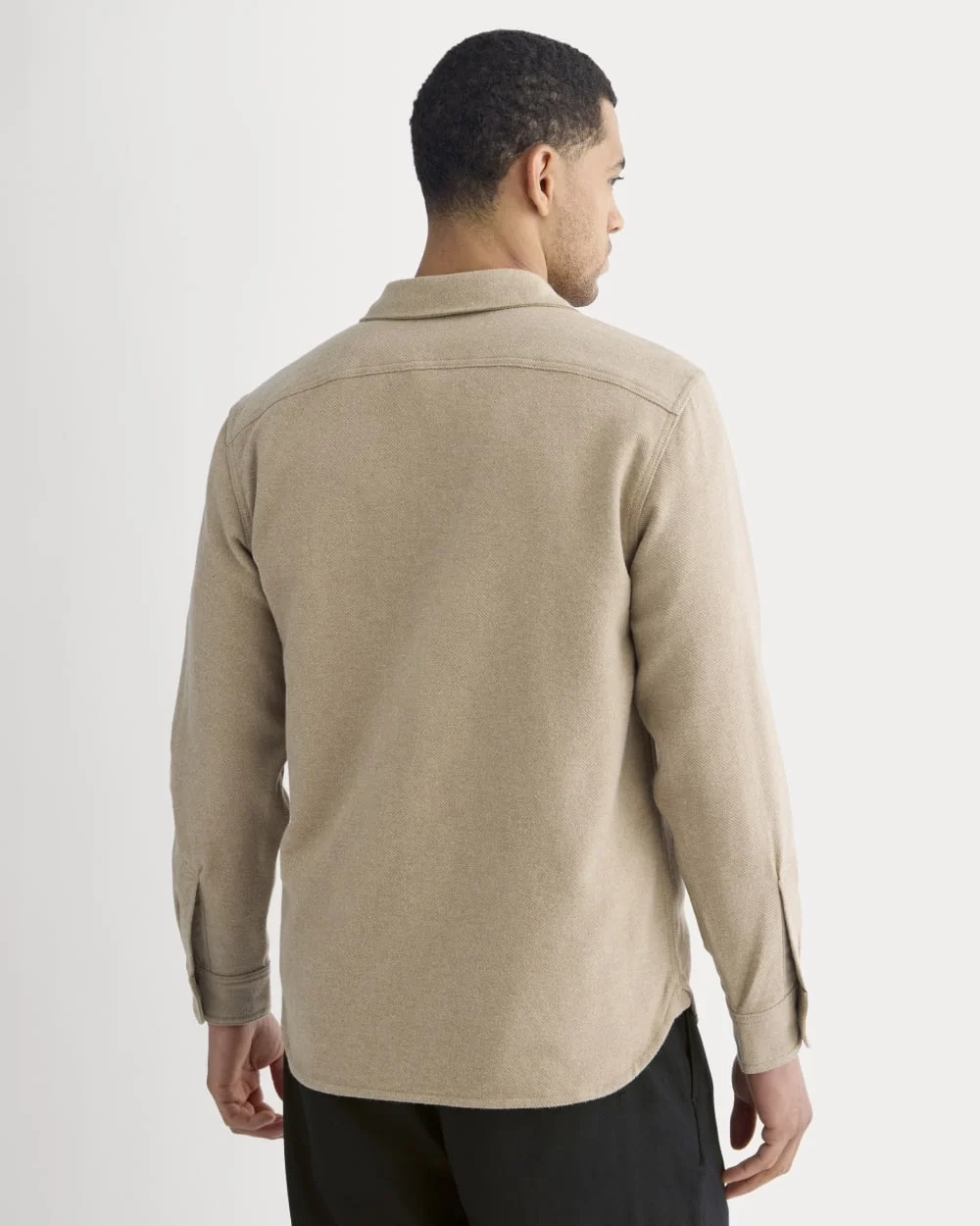 The Heavyweight Overshirt | Uniform | Dark Heathered Camel (6)