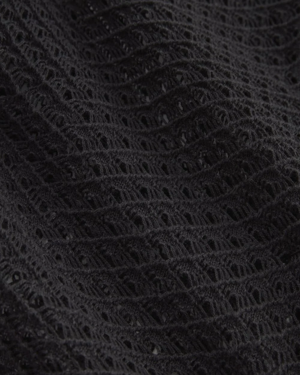 The Lace Knit Cardigan | Black (3)