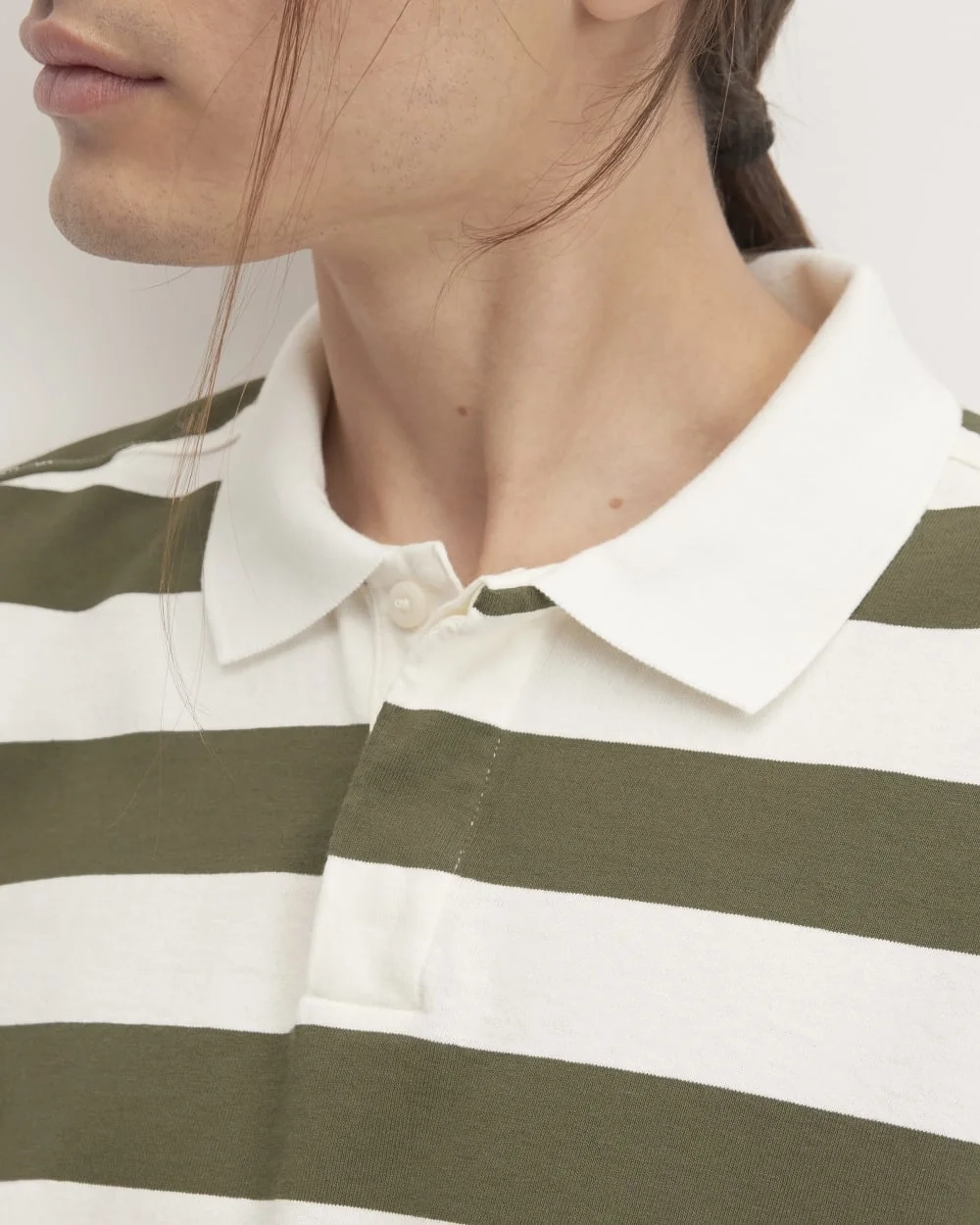 The Premium-Weight Rugby Shirt | Kalamata / Bone (4)