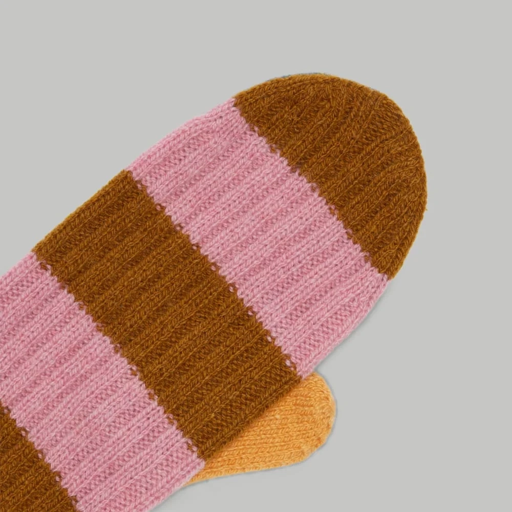 The Cashmere Mittens | Multi Stripe (5)