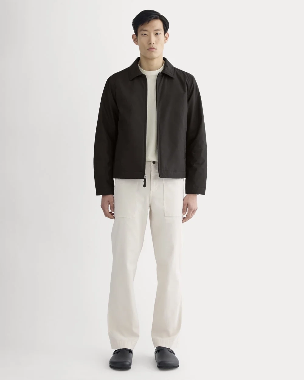 The Filled Harrington Jacket | Black (3)