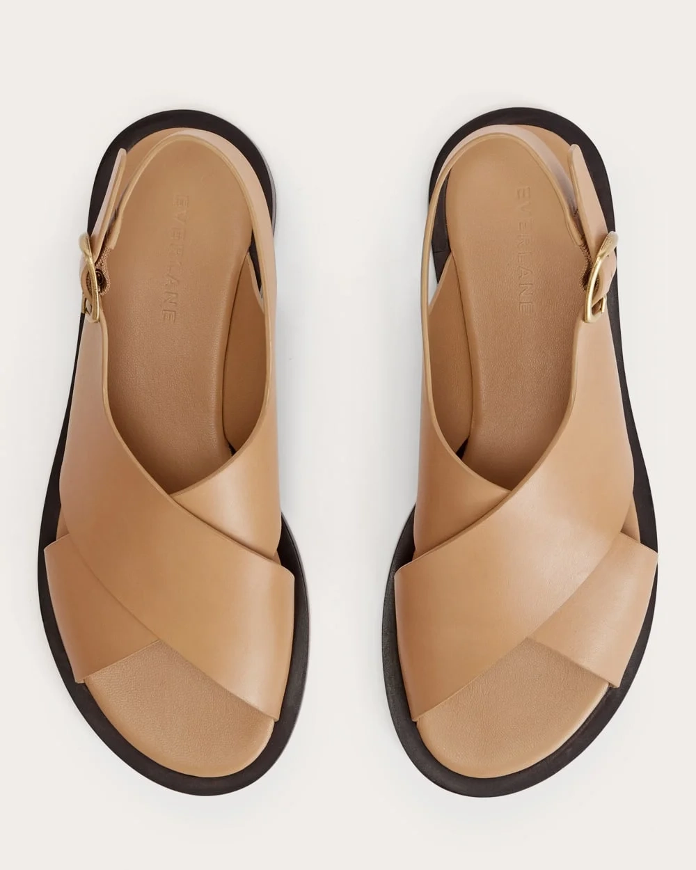 The City Crossover Sandal | Light Taupe (2)