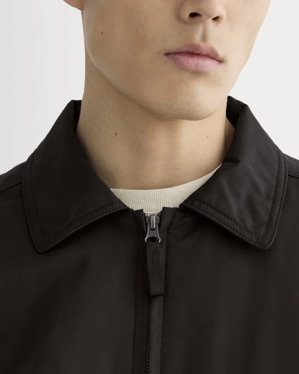 The Filled Harrington Jacket | Black (4)