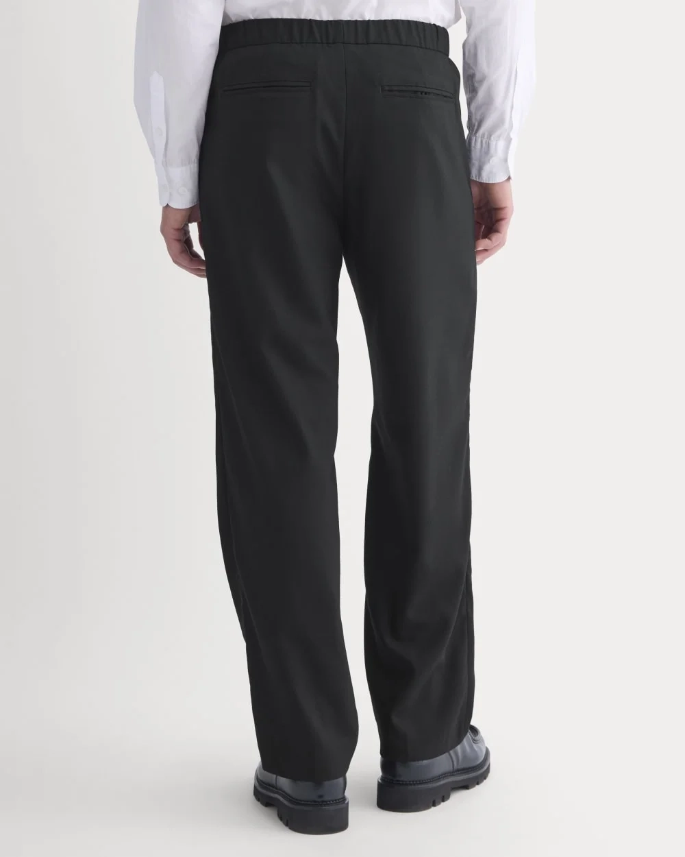 Pleated Trouser in Tailor Twill |  Black (6)