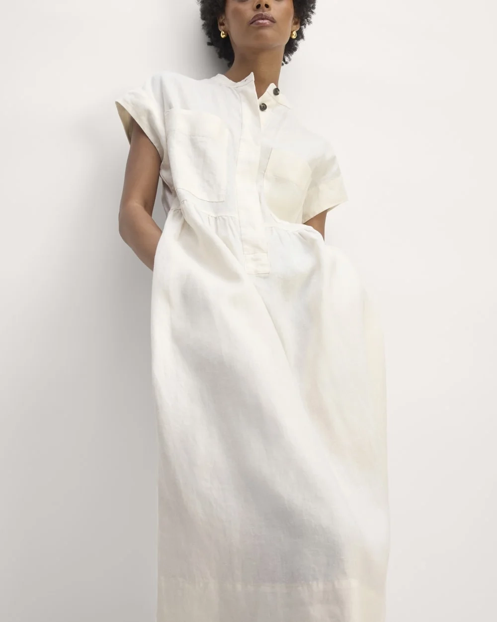 The Craft Dress in Linen | Bone (5)