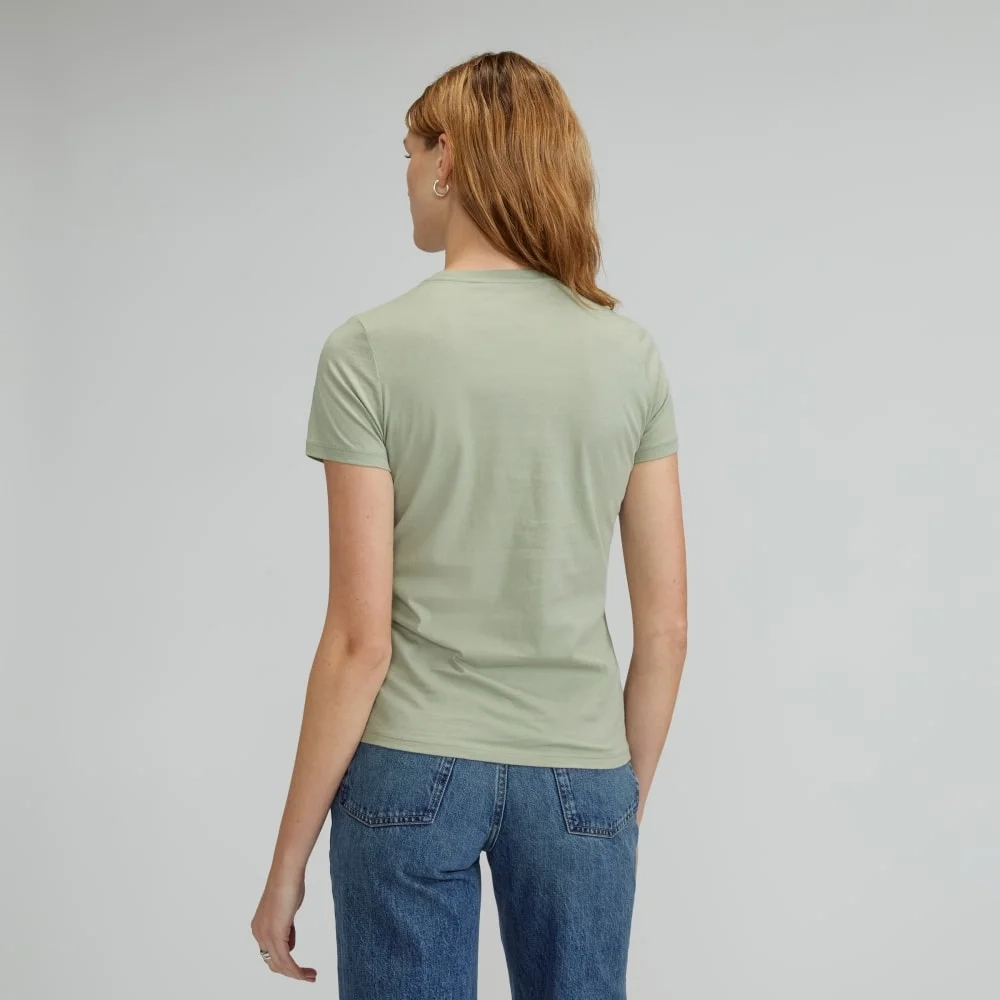 The Organic Cotton Crew Tee | Seagrass (3)